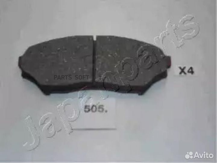 Japanparts PA505AF Колодки тормозные передние