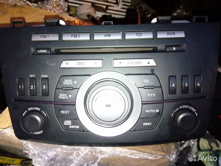 Магнитола MP3 AUX Мазда Mazda 3 BL BDA466AR0B