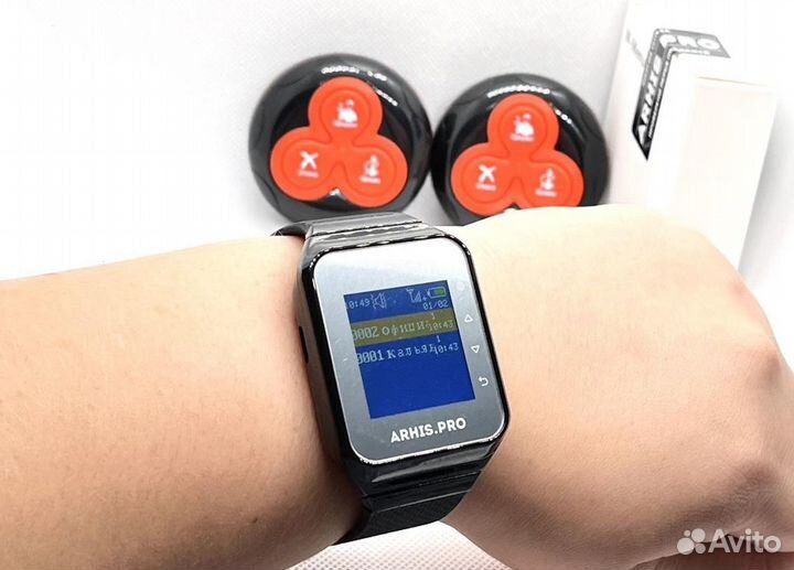 Беспроводная система вызова: кнопка и пейджер