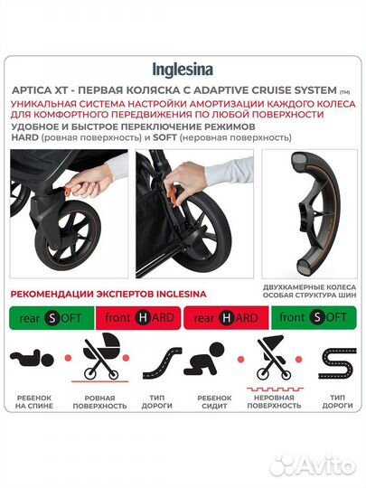Коляска Inglesina Aptica xt 2 в 1