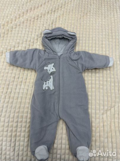 Утеплённый комбинезон 62