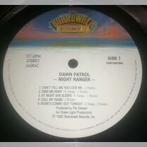 Night ranger lp dawn patrol (винил)