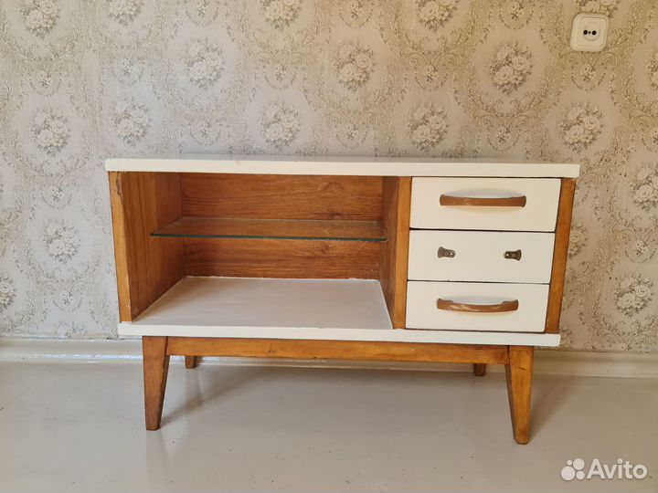 Тумбочка полка винтажная СССР советская