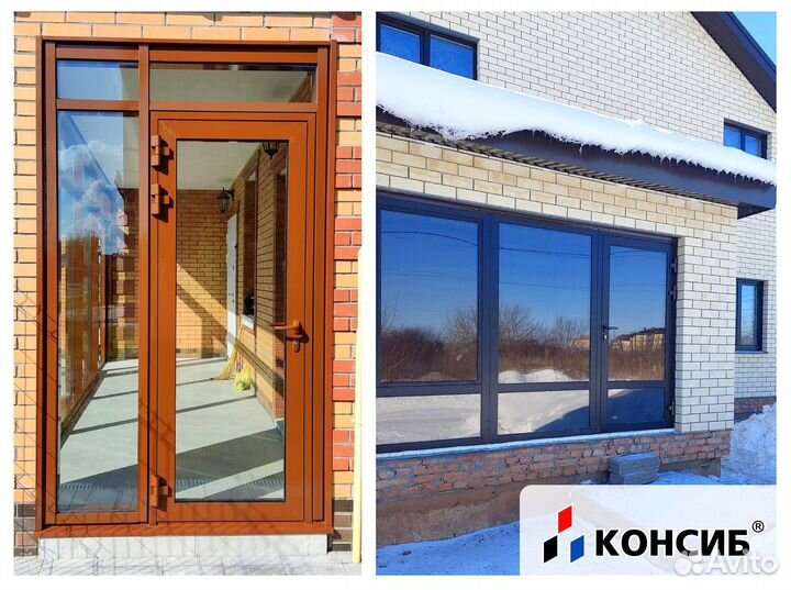 Алюминиевые развижные двери под заказ