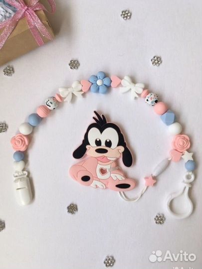 Силиконовые держатели для пустышек, грызунки