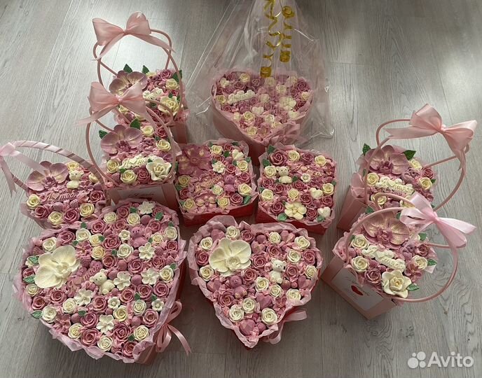 Цветы из шоколада 14 февраля подарок букеты