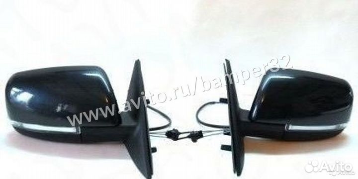 Зеркала приора SE с поворотником цвет космос 665