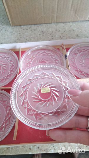 Набор хрустальных розеток (ГДР)