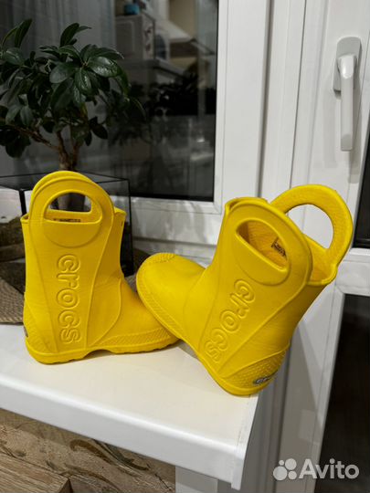 Резиновые сапоги crocs c8