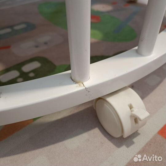 Кроватка трансформер+матрас+бортики+балдахин