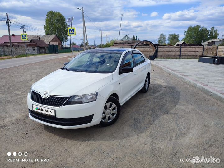 Skoda Rapid 1.6 МТ, 2016, 100 000 км