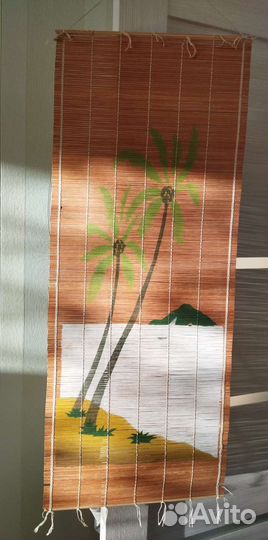 Панно- циновка 98х40см из СССР