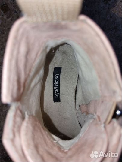 Ботинки демисезонные для девочки 34