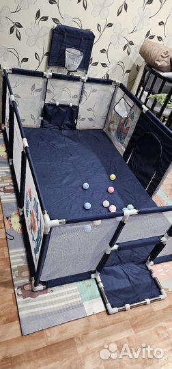 Большой детский игровой манеж