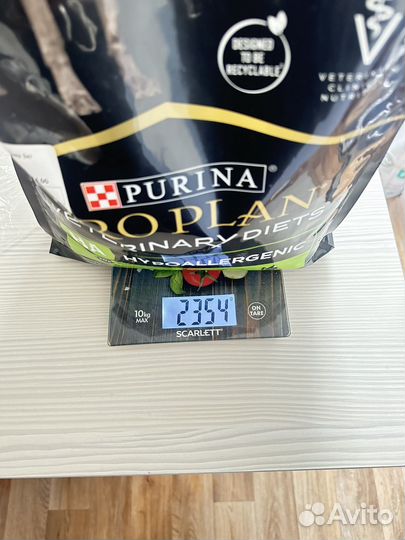 Корм для собак purina pro plan hypo