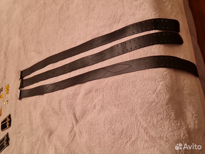 Ремень кадетский чёрный