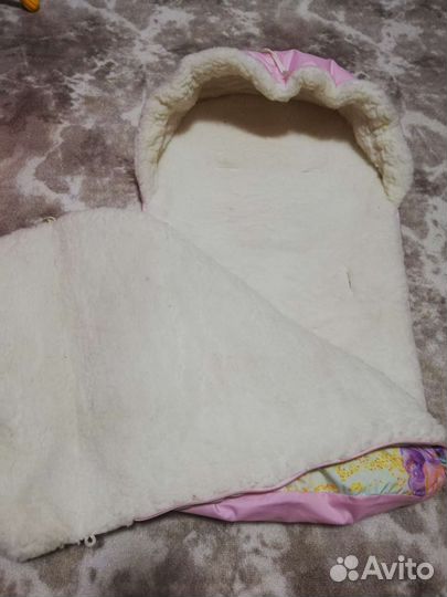 Конверт зимний на овчине