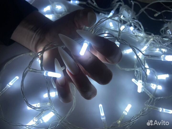 Маникюр наращивание ногтей