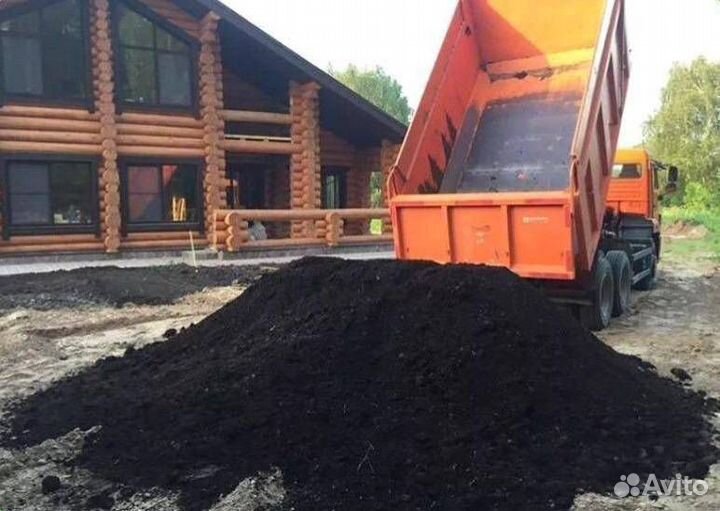 Чернозем / грунт плодородный с доставкой