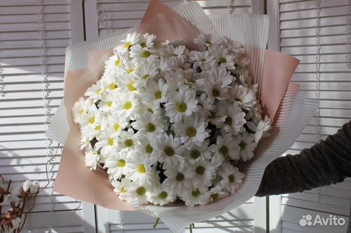 Хризантема срезка в букетах