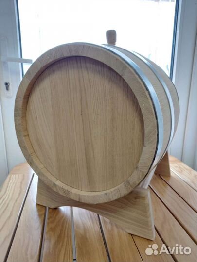 Бочка дубовая 25л с обжигом