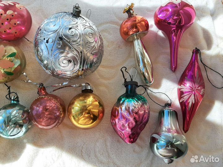 Пакетом Ёлочные игрушки СССР