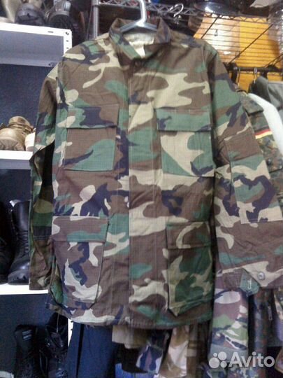 Куртка-китель комбат вудланд