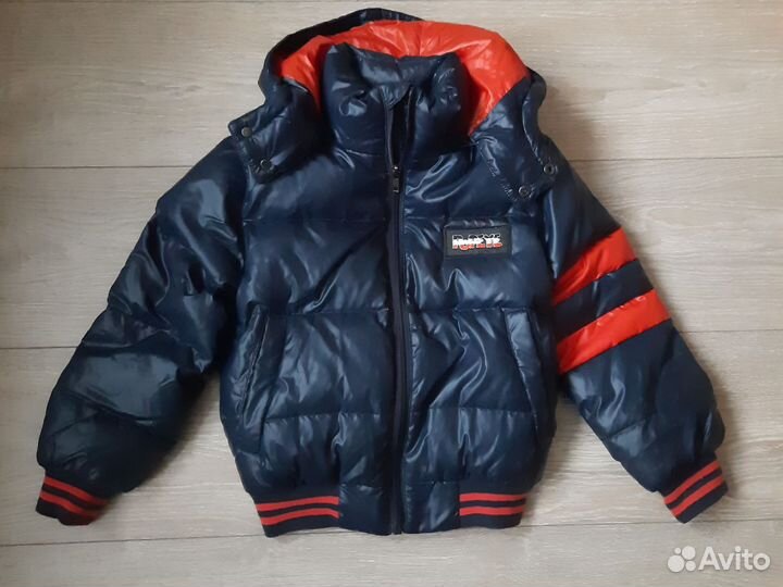 Зимняя куртка пуховик для мальчика 104