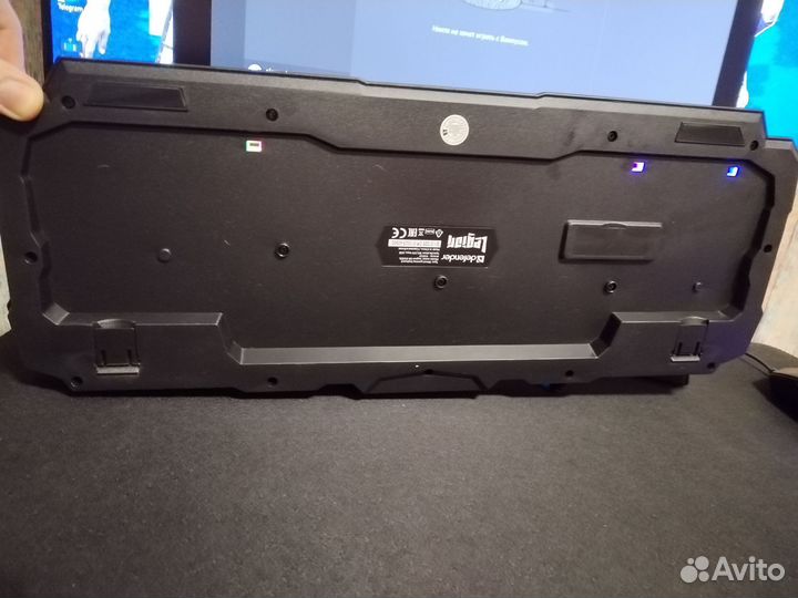 Игровая клавиатура defender legoin rgb full size