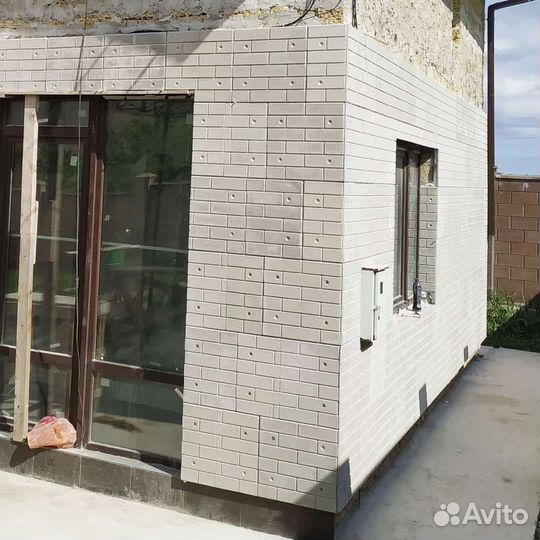 Фасадные панели под гладкий кирпич, 50x50см