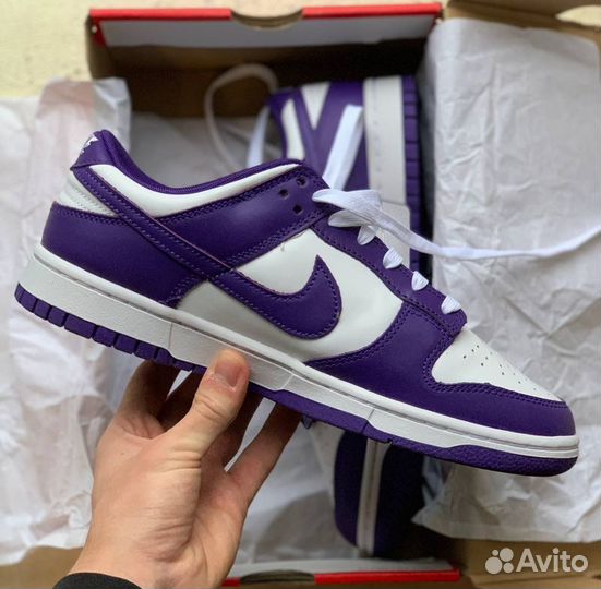 Кроссовки Мужские Nike Dunk Low Court Purple