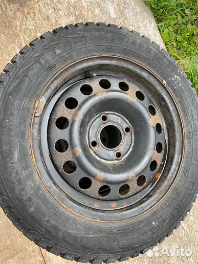 Зимняя резина r14 с дисками Nordman 5