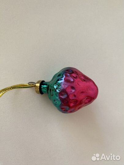 Стеклянные елочные игрушки СССР