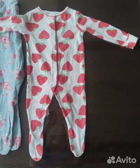 Слипы комбенизоны на девочку 6-9 мес