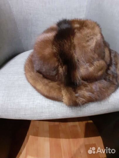 Шапка женская норковая ретро