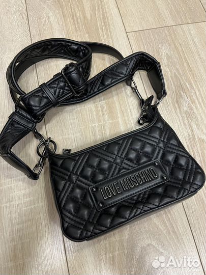 Сумка love moschino черная