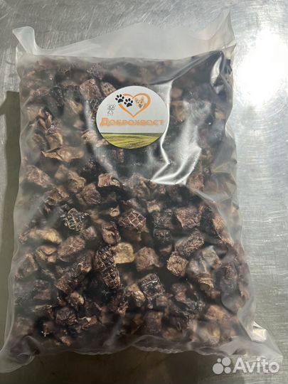 Полезное легкое говяжье сушеное для животных