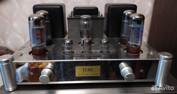 Ламповый усилитель мт-34 колонки и Радиотехника
