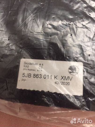 Коврики салона оригинал новый Поло, Рапид