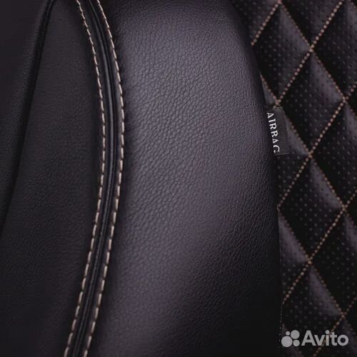 Чехлы для LADA Vesta с 09.2015, SW и Cross, Чёрный