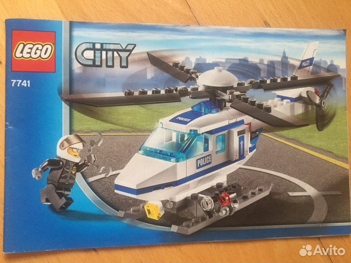 Конструктор lego City 7741 Полицейский вертолёт
