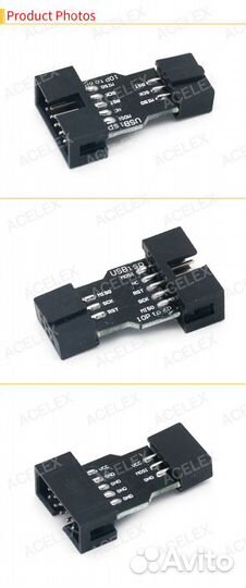 Программатор USB CH341A с комплектующими