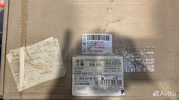 Зеркало левое новое audi а6 с6 4f