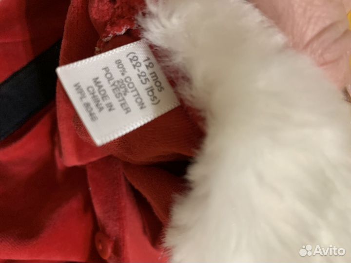 Костюм деда мороза детский