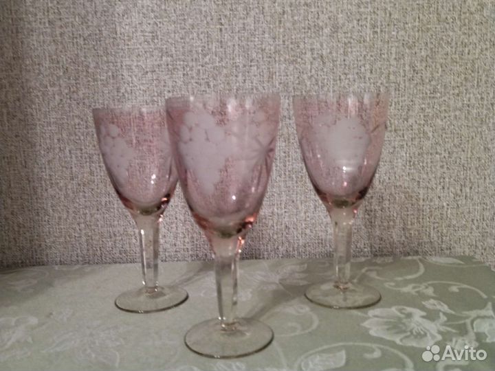 Набор бокалов для вина СССР