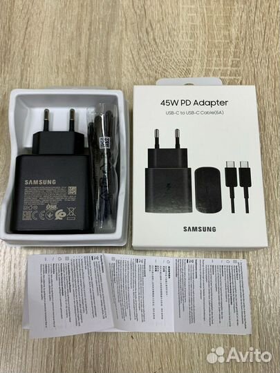 Зарядное устройство Samsung 45w с кабелем ориг