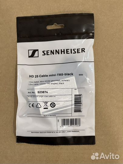 Кабель оригинал Sennheiser HD 25