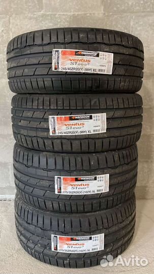 Hankook Ventus S1 Evo 3 K127 275/35 R20 и 245/40 R20