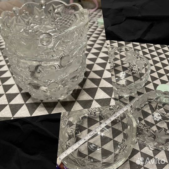 Посуда столовая фарфор, стекло, подсвечники