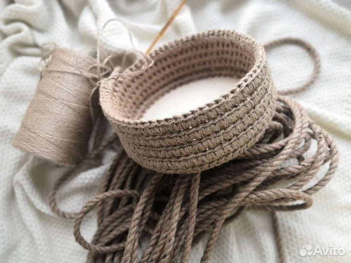 Корзинки из джута